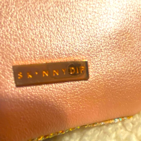 skinny dip holographic pink and rose gold waist/hip bag - Picture 5 of 10